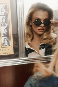 Eyeking Slim Tiny Oval Sunglasses