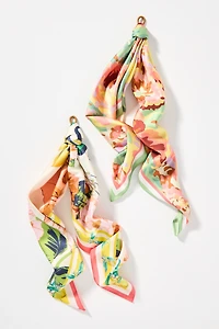 Gardenia Floral Hair Scarf