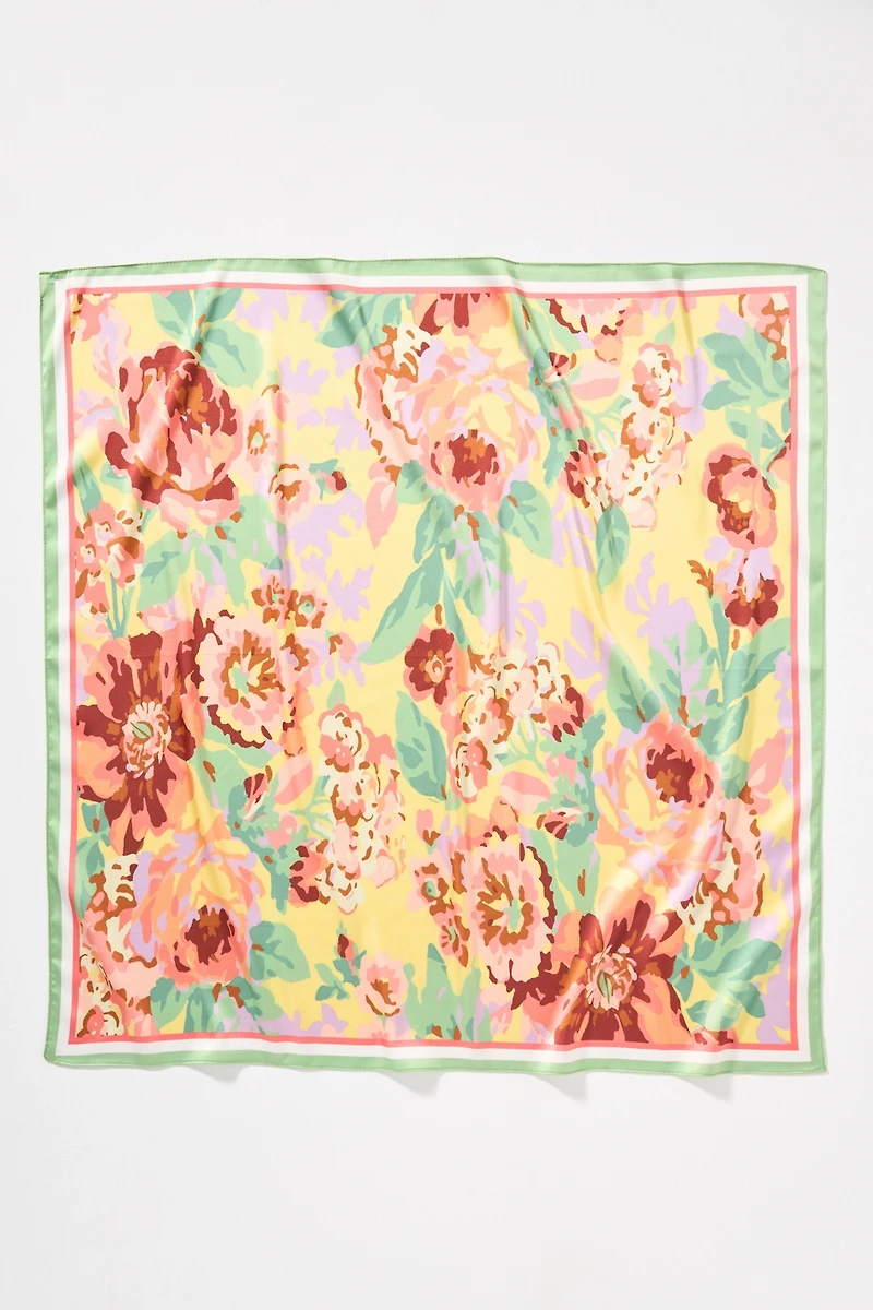 Gardenia Floral Hair Scarf
