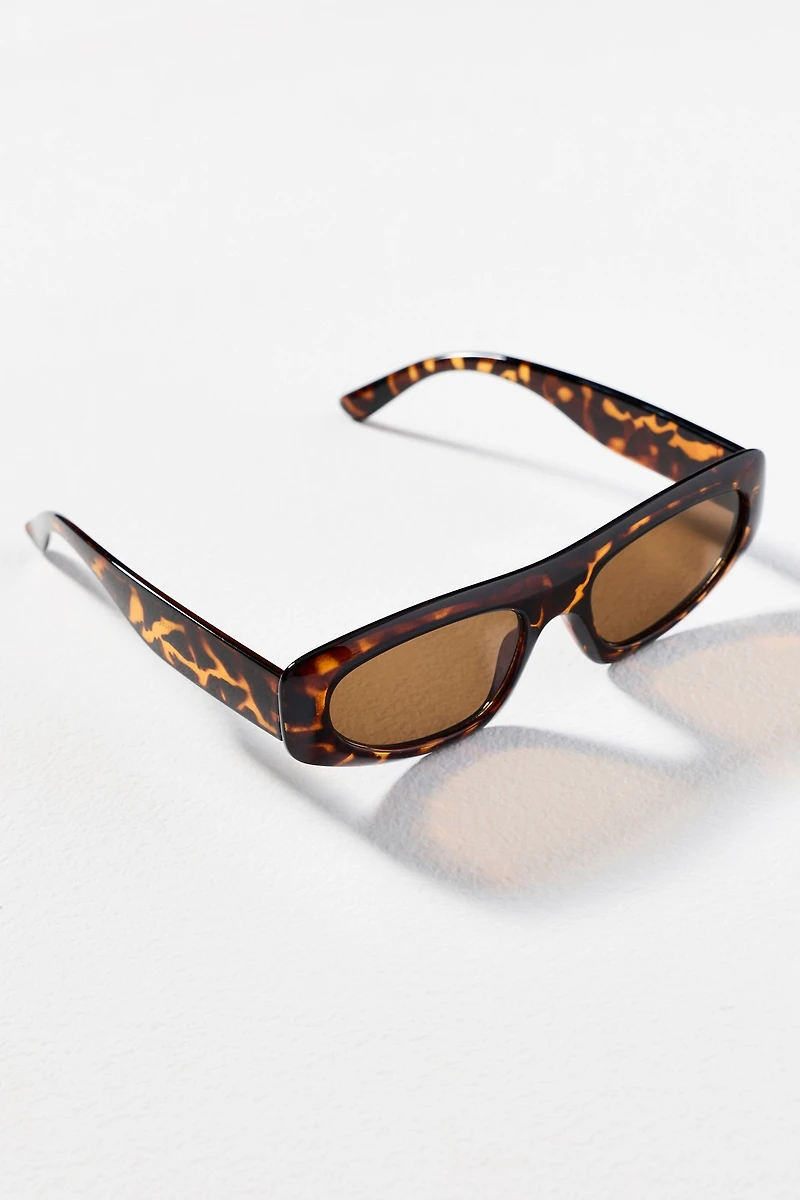 Elite Eyewear Flat Top Rectangle Sunglasses