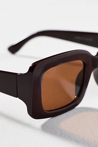 Elite Eyewear Oversized Rectangle Sunglasses