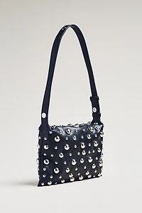 SIMONMILLER Studded Mini Puffin Shoulder Bag