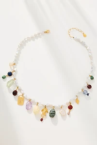 Chan Luu Eve Charm Gem Necklace