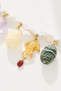 Chan Luu Eve Charm Gem Necklace