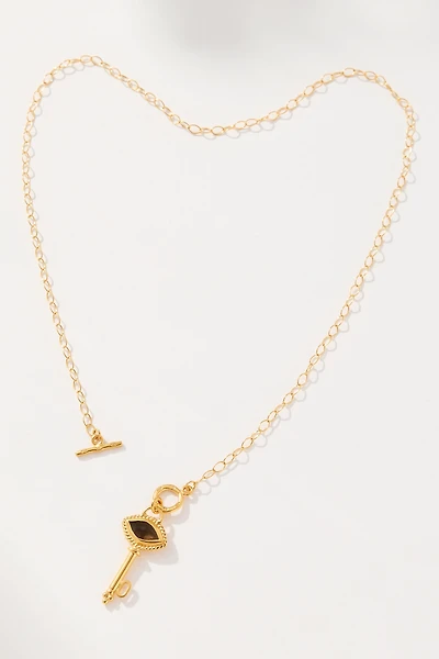 Chan Luu Smoky Quartz Key Necklace