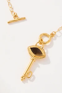 Chan Luu Smoky Quartz Key Necklace