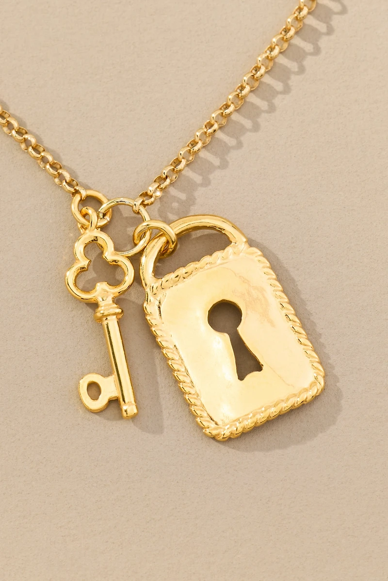 Chan Luu Mini Padlock Necklace