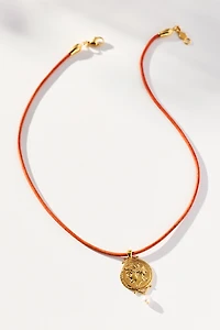 Chan Luu Coin Leather Necklace
