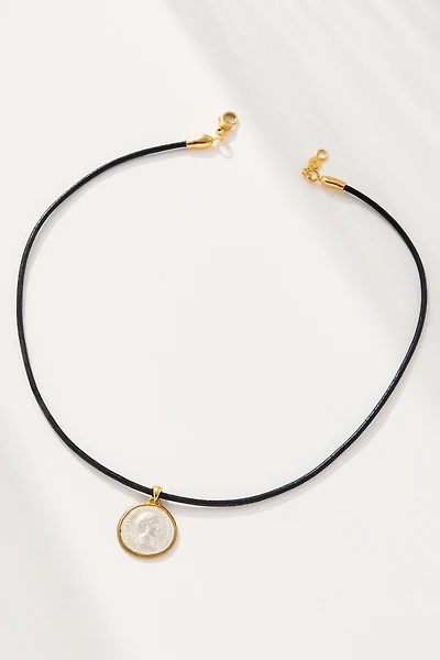 Chan Luu Coin Leather Necklace