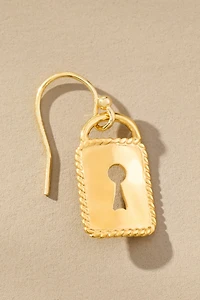 Chan Luu Mini Padlock Earrings