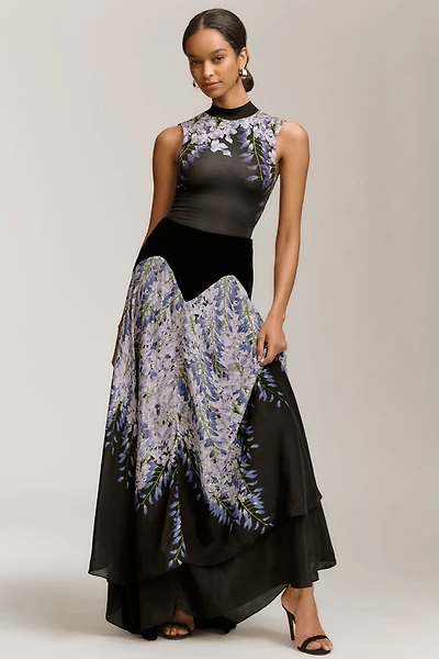 Muma Wisteria Lyra Jersey Maxi Skirt
