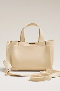 Faux-Leather Tote Bag