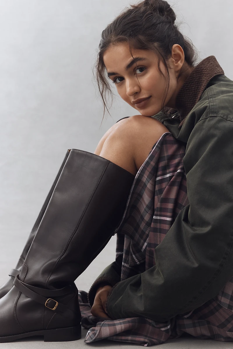 Frye Melissa Belted Riding Boots