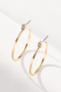 Beaded Hoop Earrings