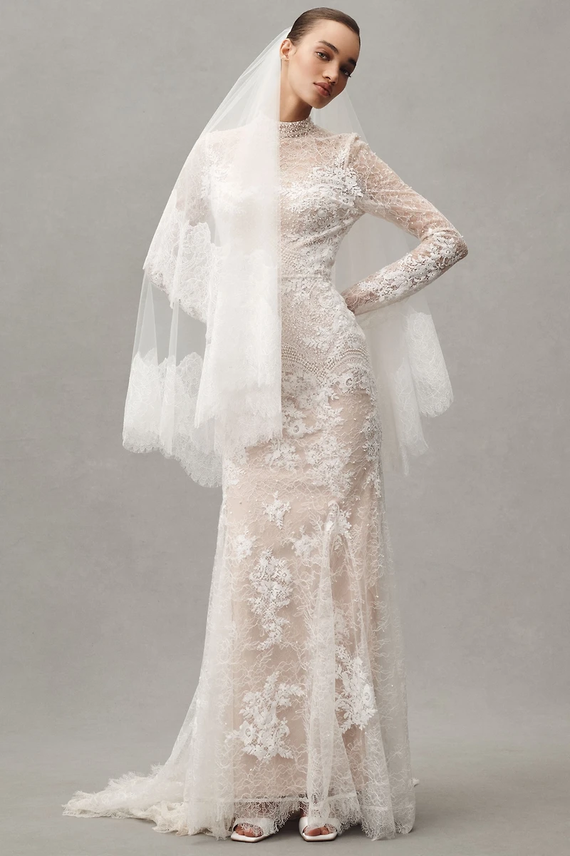 Watters Frances Fingertip Veil