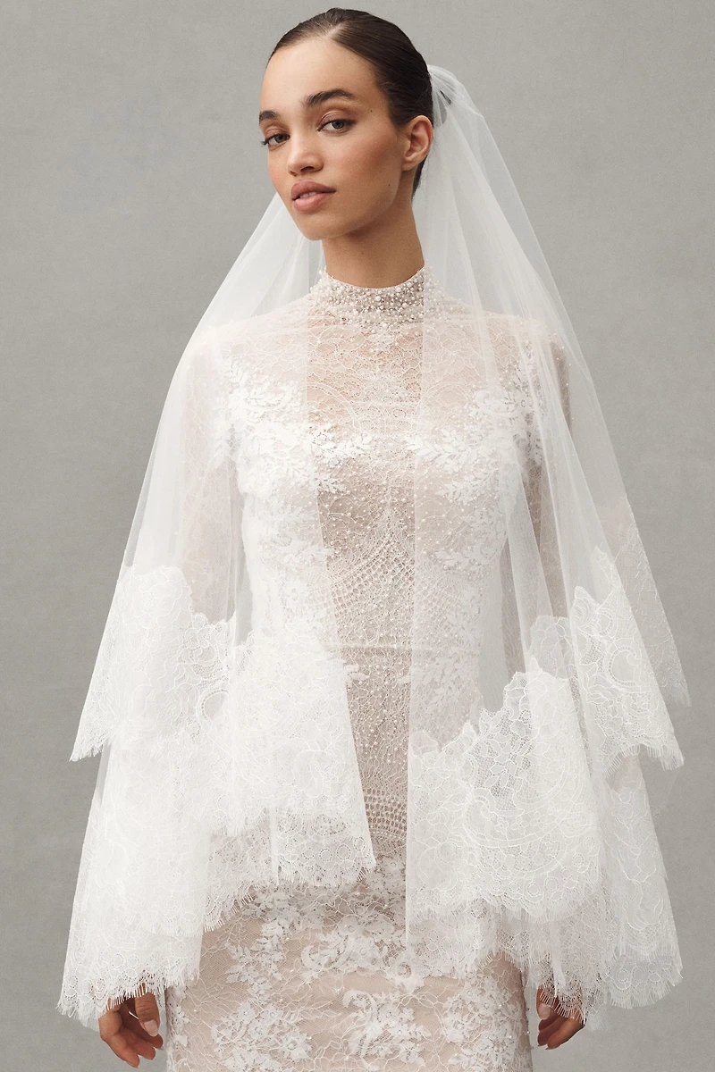 Watters Frances Fingertip Veil