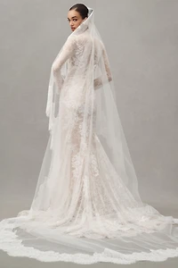 Watters Frances Single-Tier Cathedral Veil