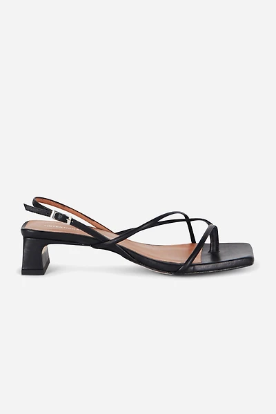 Intentionally Blank Fifi Slingback Block Heels