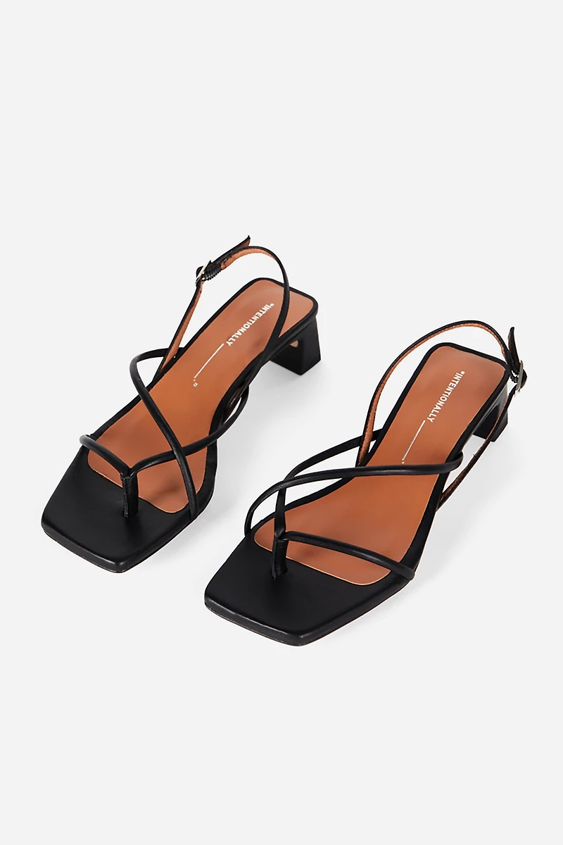 Intentionally Blank Fifi Slingback Block Heels