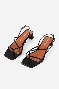 Intentionally Blank Fifi Slingback Block Heels