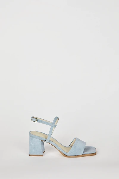 Intentionally Blank Validated Ankle Strap Block Heels
