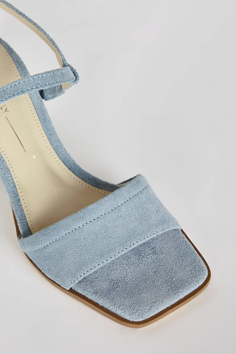 Intentionally Blank Validated Ankle Strap Block Heels