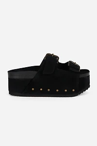 Intentionally Blank Cooper-2 Platform Slide Sandals