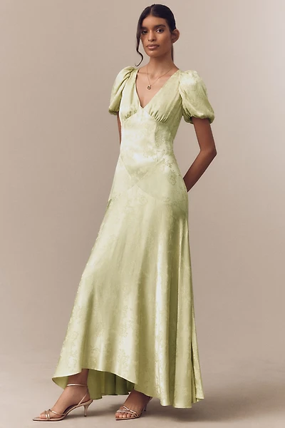 Mare Jacquard Linen Blend Dress
