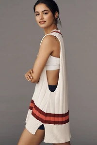 By Anthropologie Sporty V-Neck Sweater Vest