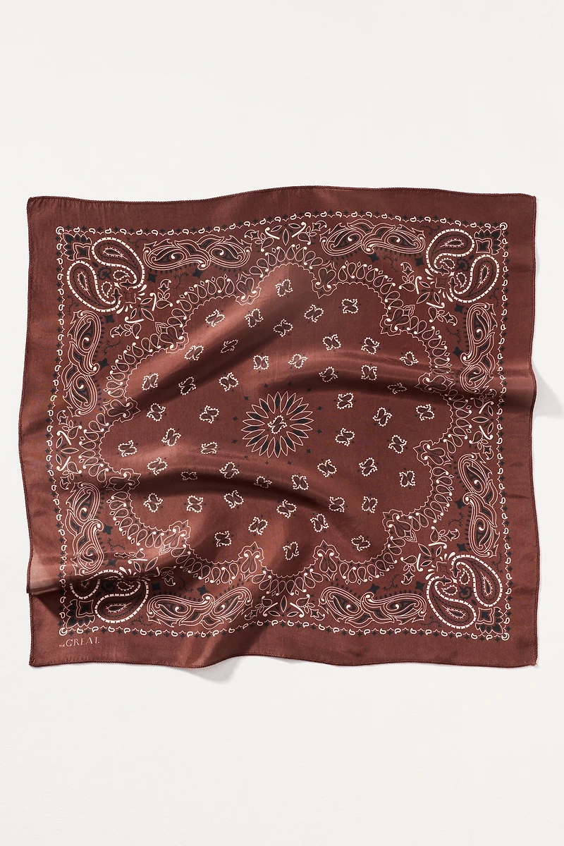 THE GREAT. Silk Scarf