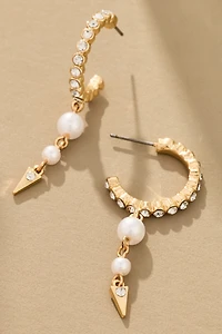 Pearl Crystal Earrings