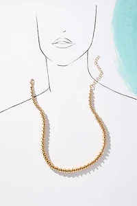 Gold Beaded Necklace