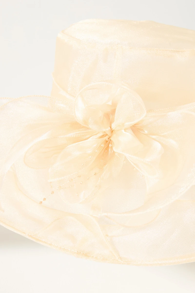 San Diego Hat Co. Organza Wide-Brim