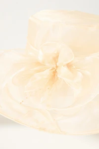 San Diego Hat Co. Organza Wide-Brim