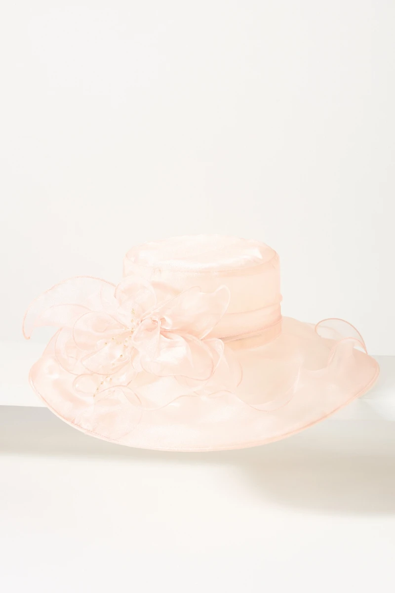 San Diego Hat Co. Organza Wide-Brim