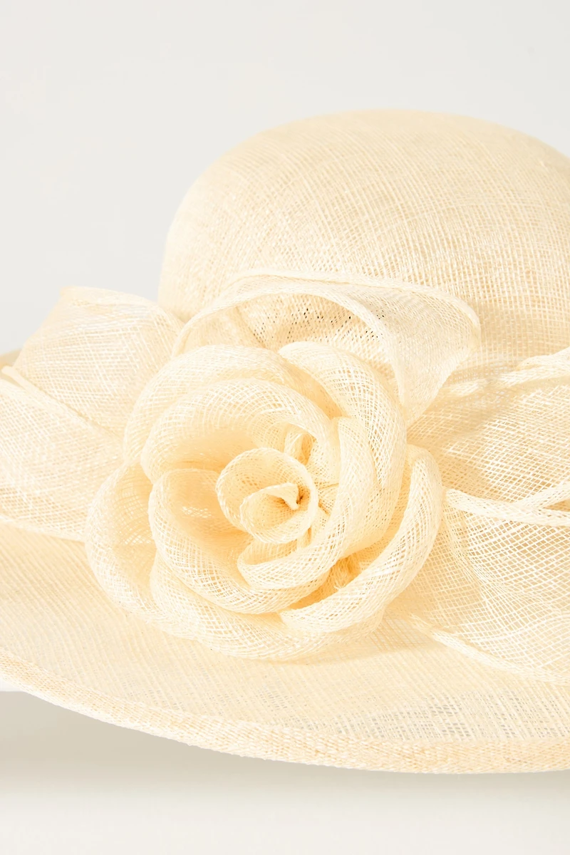 San Diego Hat Co. Sinamay Straw Wide-Brim Hat