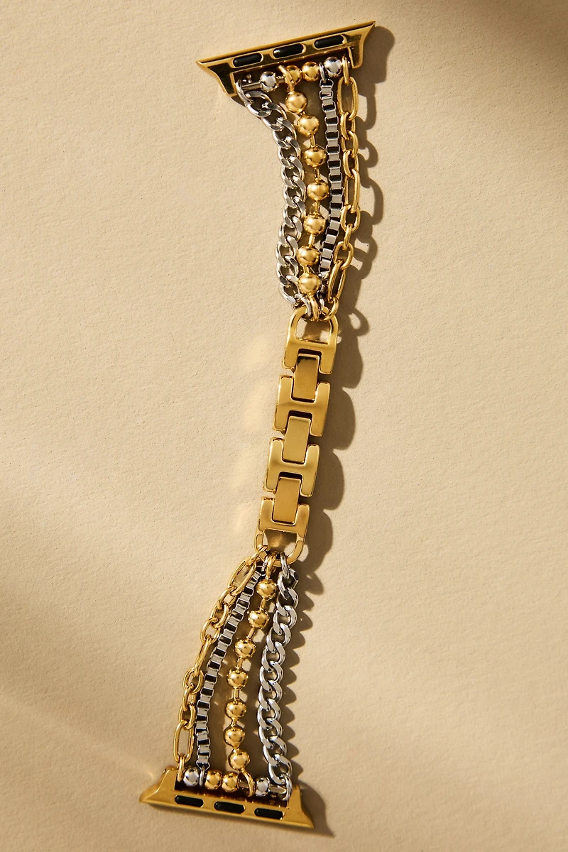 Posh Tech Leo Mixed Metal Apple Watch Band