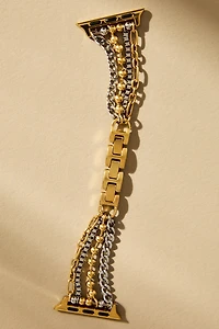 Posh Tech Leo Mixed Metal Apple Watch Band
