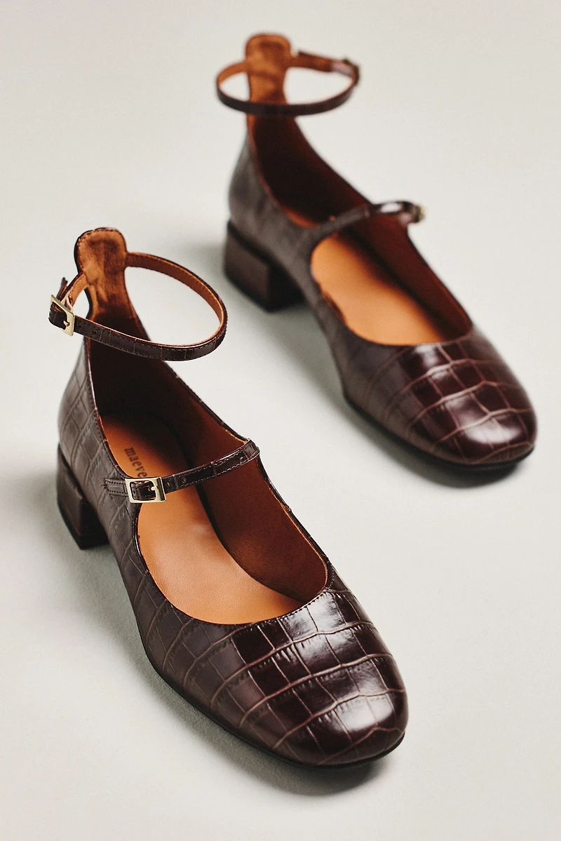 Maeve Double-Strap Mary Janes