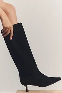 By Anthropologie Kitten-Heel Tall Boots