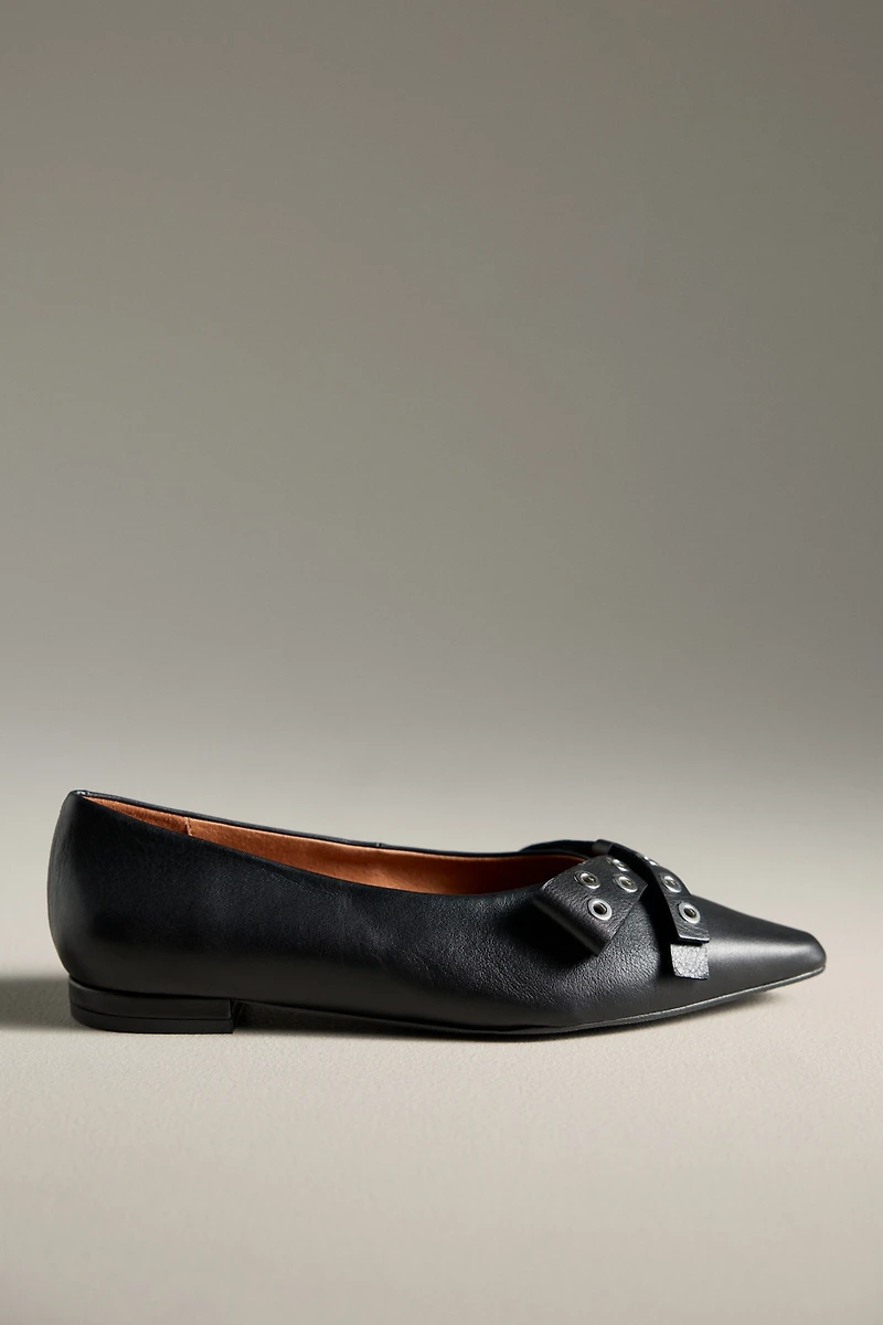 Maeve Grommet Bow Flats