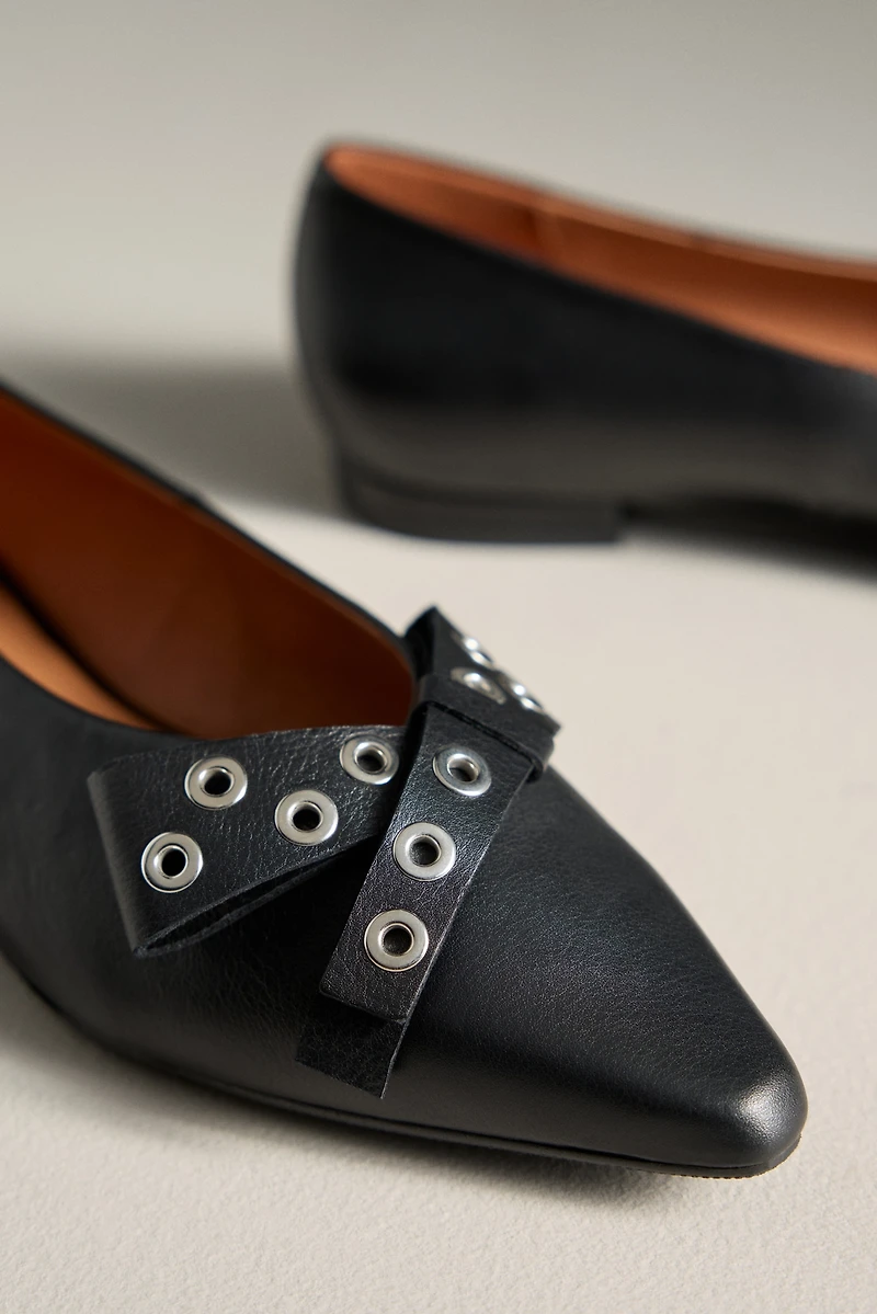 Maeve Grommet Bow Flats