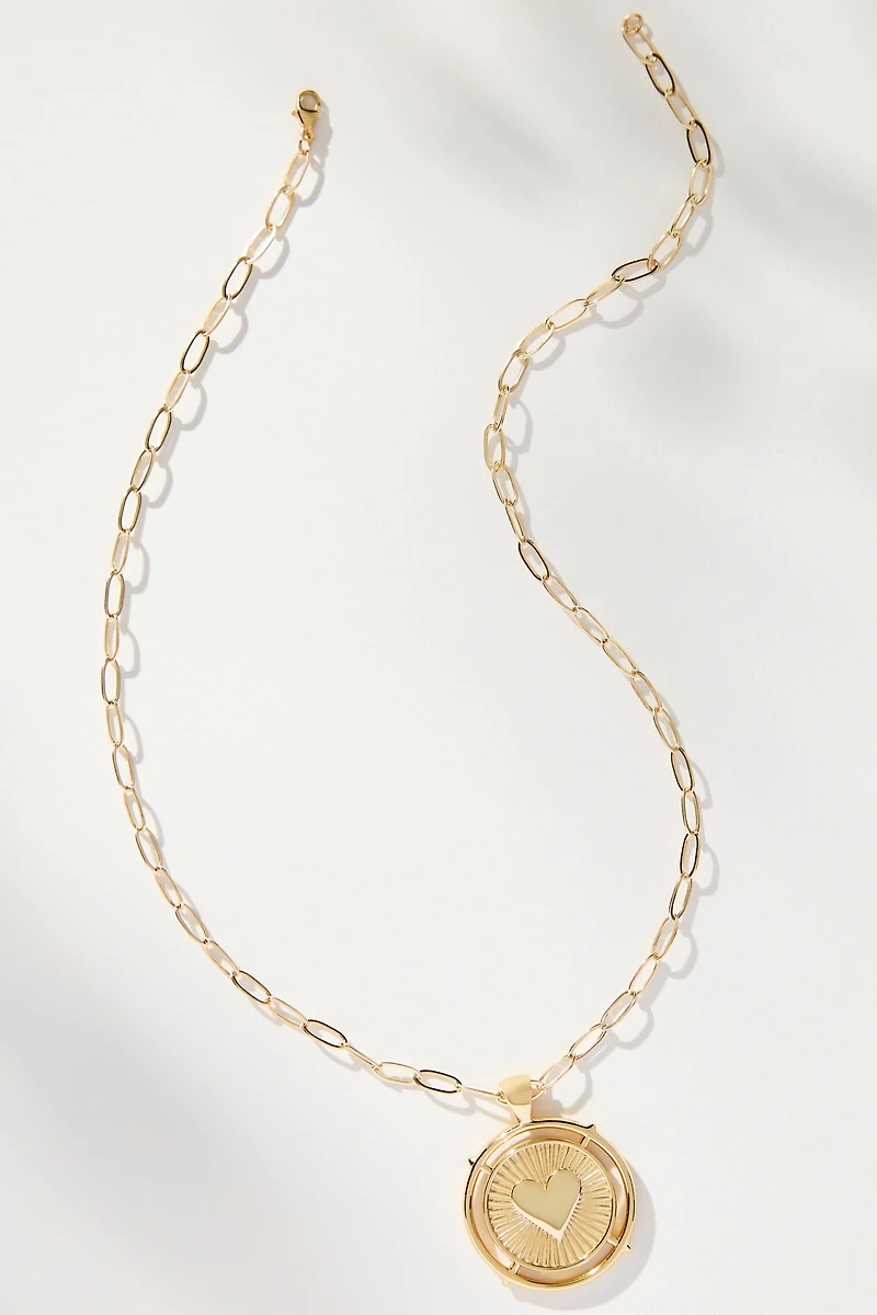 Jane Win El Corazon Love Pendant Necklace