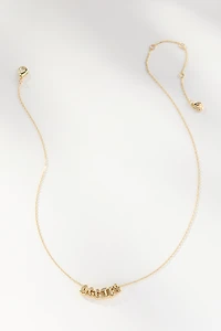 BaubleBar College Slogan Bubble Necklace