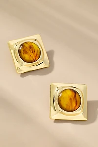 Ronny Kobo Joan Square Post Earrings
