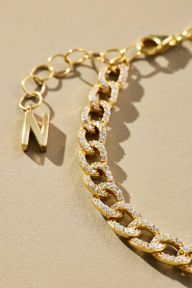 Nickho Rey Anastasia Crystal Chain Bracelet