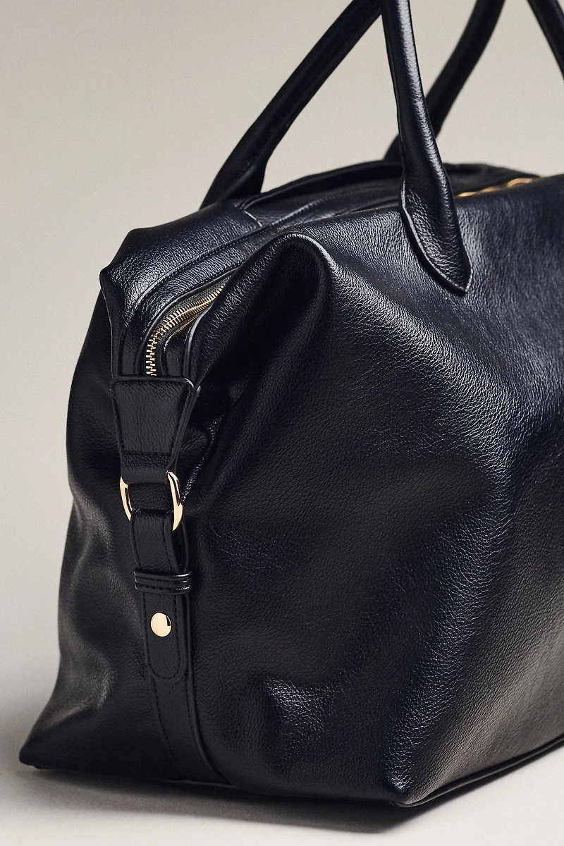 Aota Faux-Leather Weekender Bag