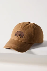 Needlepoint Icon Waxed Canvas Baseball Cap