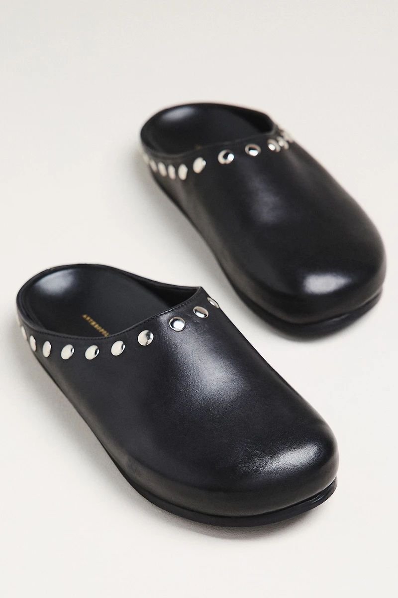 By Anthropologie Studded Clogs