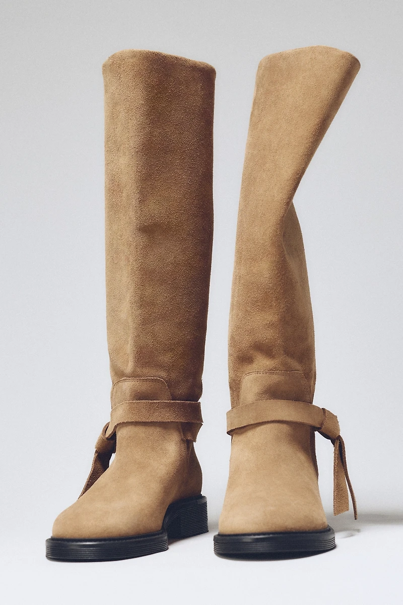 Maeve Tie Riding Boots